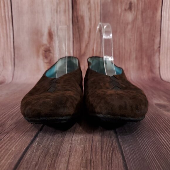 *FLAW* Thierry Rabotin Womens Size 8 Leopard Print Loafer Flats Shoes - Picture 6 of 14